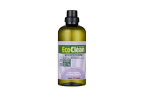 Flaske med EcoClean vaskemiddel med lavendelduft, 1000 ml.