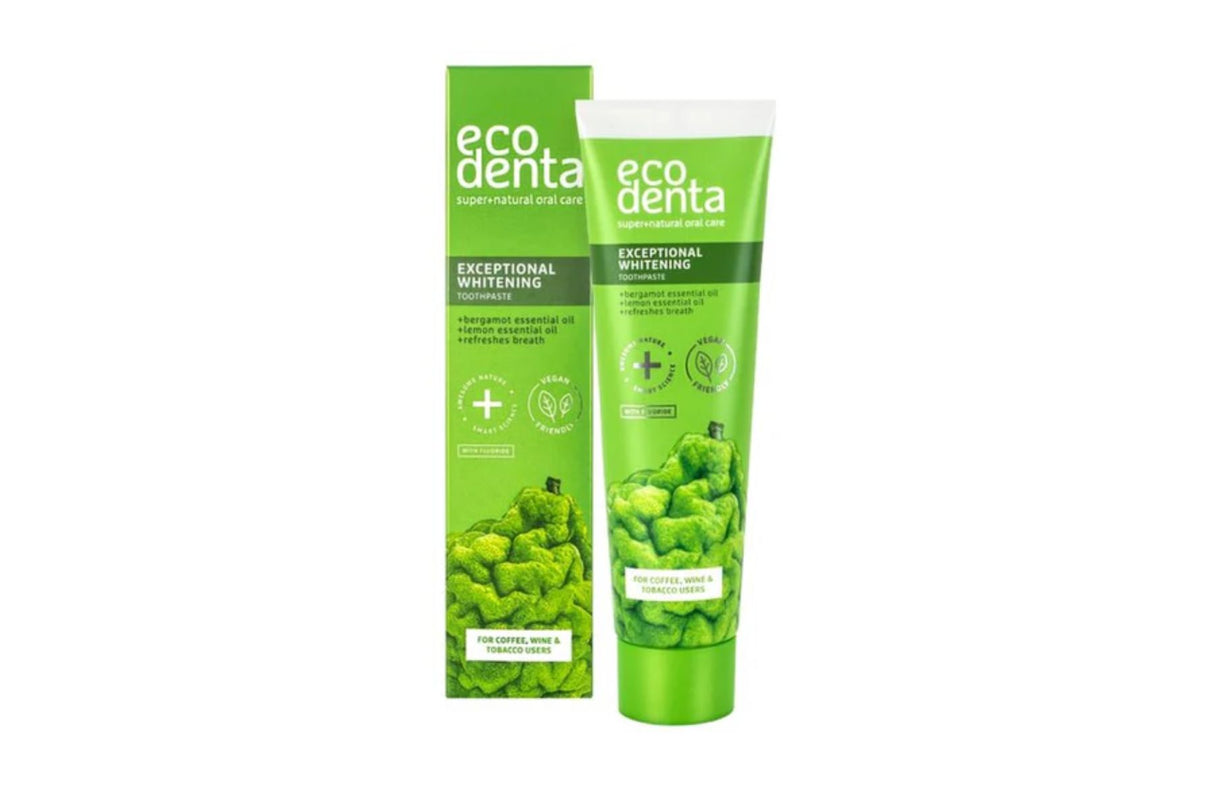 Ecodenta Exceptional Whitening tannkrem med bergamot – 100 ml