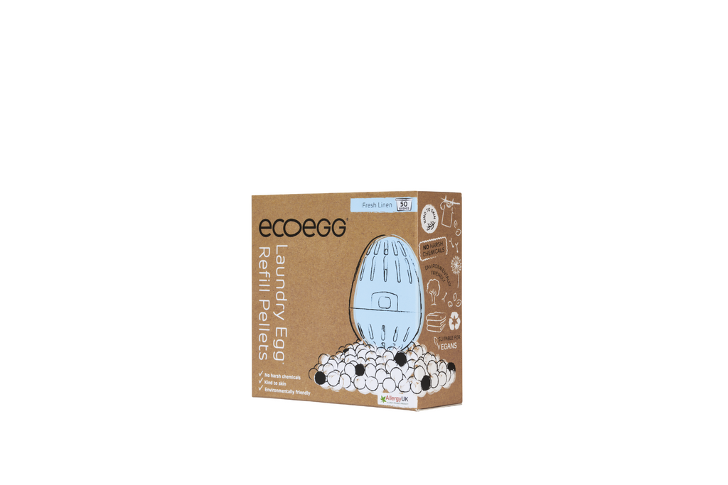 Ecoegg Refill til Vaskeegg (Fresh Linen) | Forny Vaskeegget ditt med Friske Mineralkuler