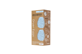Ecoegg tørketrommeegg med frisk lin-duft for effektiv tørking.