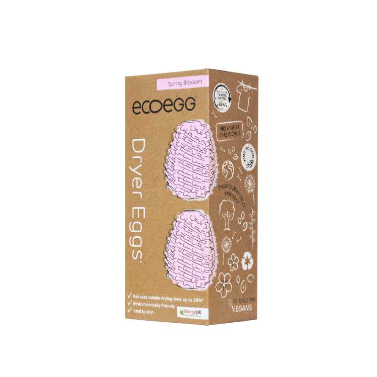 Ecoegg tørketrommelegg Spring Blossom – startpakke for raskere tørking og mykere klær