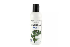 Flaske med Einerlåg mild dusjsåpe for myk hud.