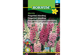 Fingerbøl med klokkeformede blomster langs høye blomsterstengler