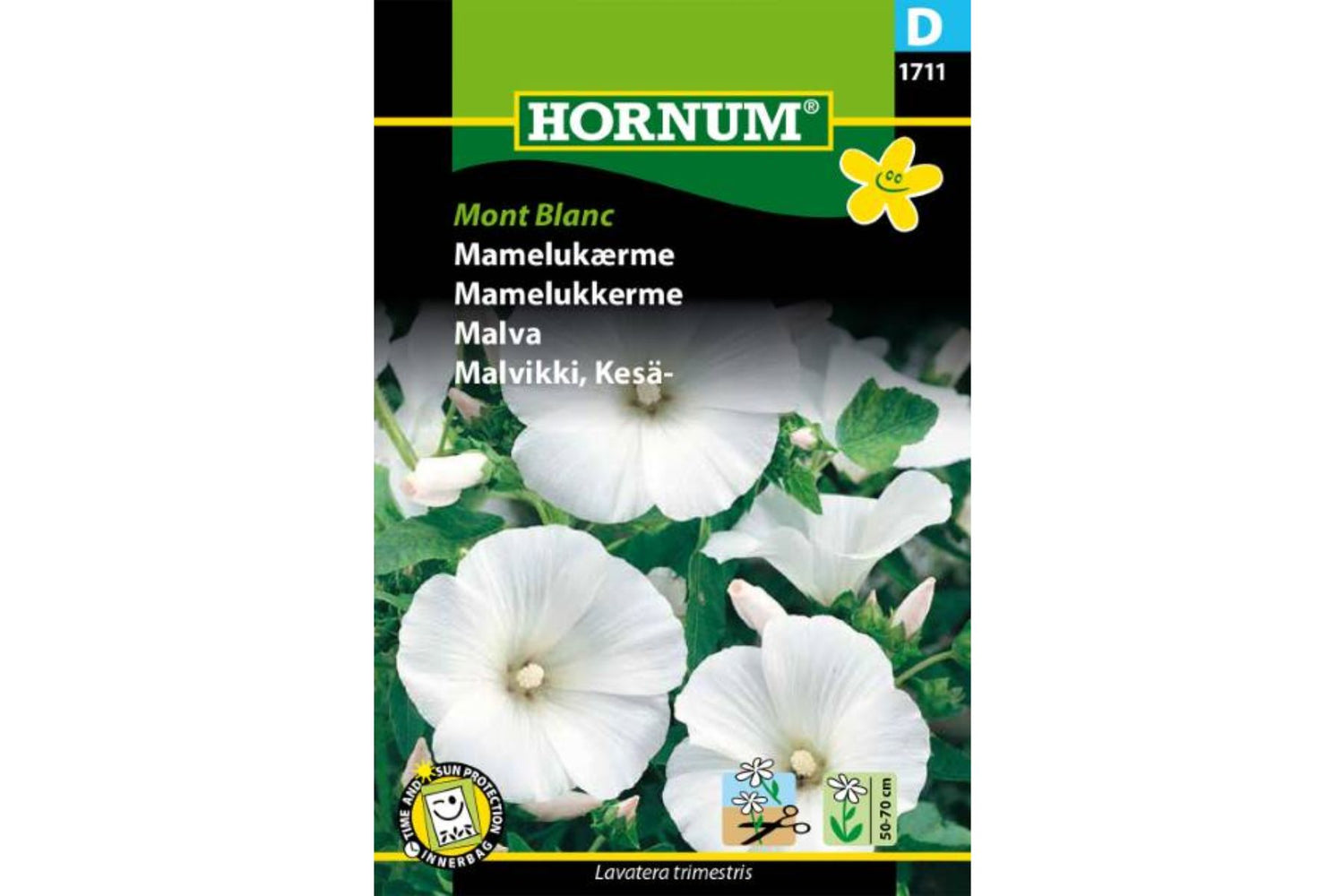 Frø Mamelukkerme ‘Mont Blanc’ – Ettårig med store hvite blomster