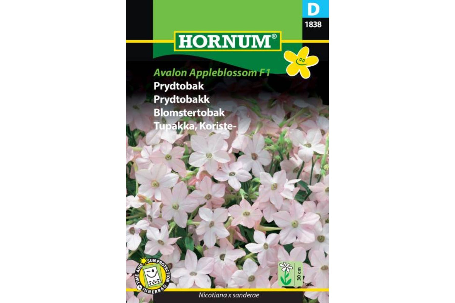 Frø Prydtobakk ‘Avalon Appleblossom’ F1 – Ettårig sommerblomst med pastellfarget blomstring