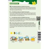 Gresskar fra gourmetblanding dyrket i solrik kjøkkenhage.