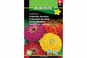 Fargerike frøkenhatter med store blomster som lyser opp sommerbedet