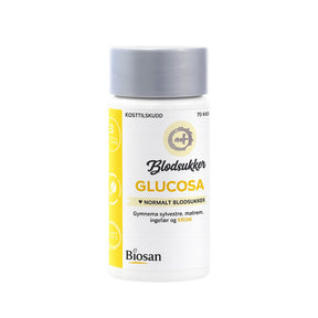 Glucosan kosttilskudd med krom og urter for blodsukkerbalanse