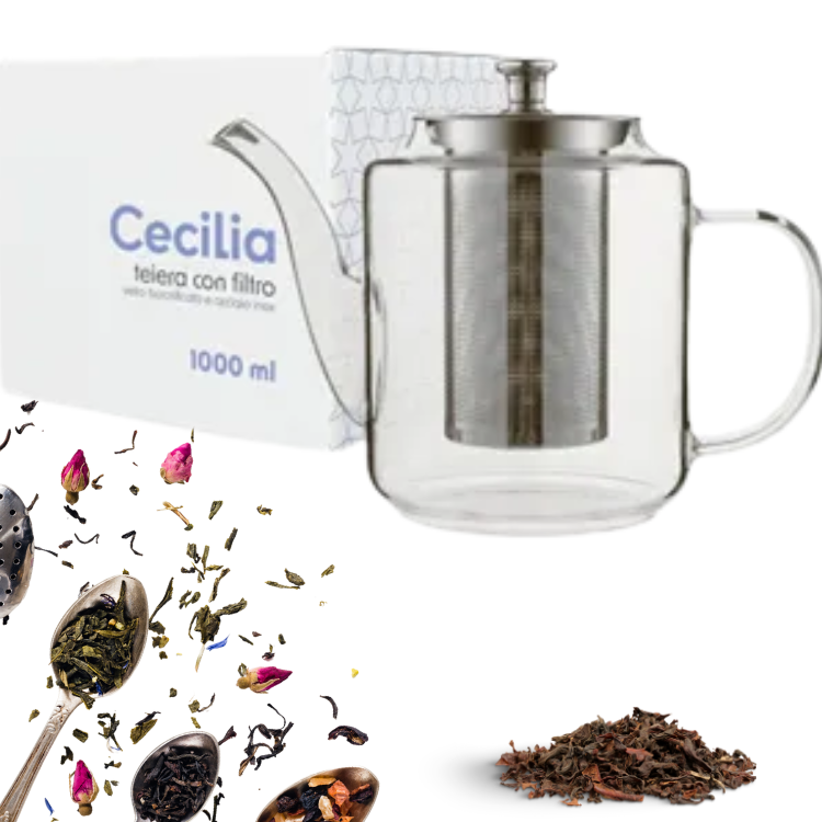 Himalaya Cecilia Tekanne – 1000 ml i varmebestandig glass