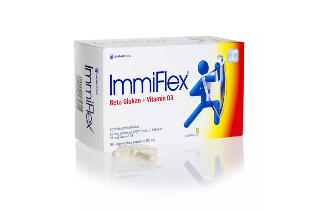 ImmiFlex 90 kapsler – Aktivér Immunforsvaret med Wellmune® Beta Glukan