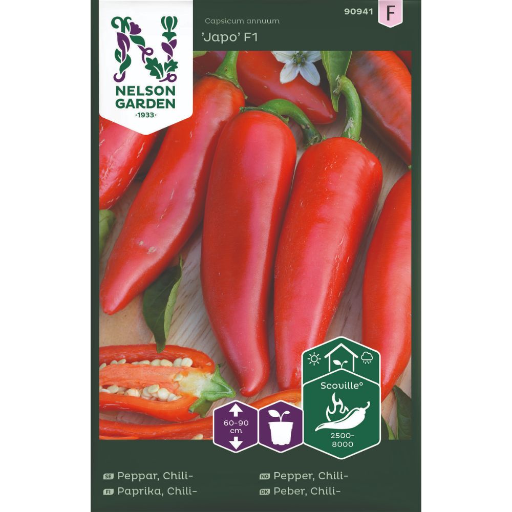 Jalapeño Japo F1 med grønne frukter