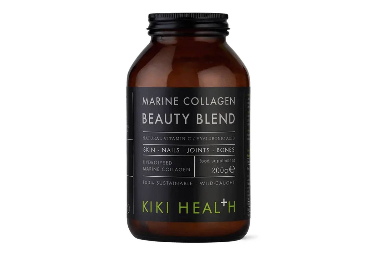 Kiki Health Marint Collagen Beauty Blend Pulver 200 g – 100 % renset, hydrolysert kollagen med vitamin C