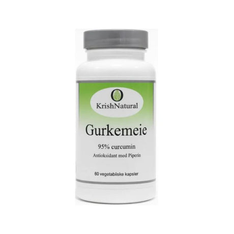 KrishNatural gurkemeie kapsler med 95 prosent curcumin