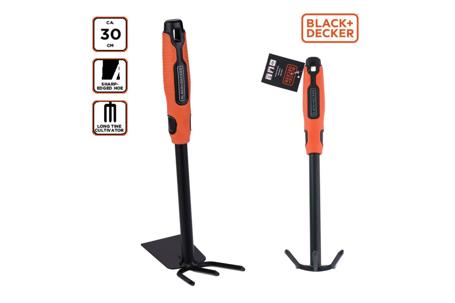 Kultivator Stål 30 cm – Solid jordløsner med ergonomisk grep