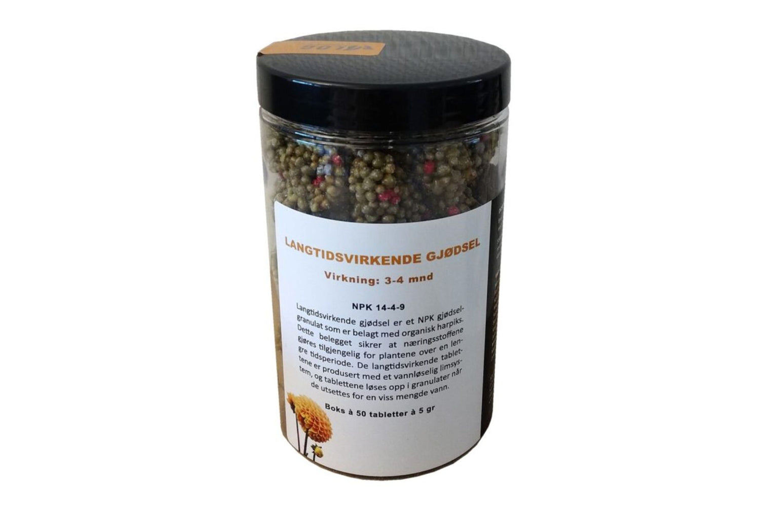 Langtidsvirkende Gjødsel – 50 tabletter à 5 g for jevn næring i 3–4 måneder