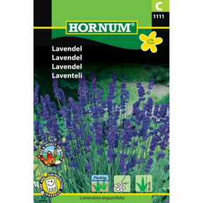 Lavendelfrø i pose for dyrking av klassisk blå lavendel
