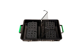 Kompakt minigrill startpakke med miljøvennlig design for utendørs bruk