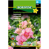 Løvemunn ‘DoubleShot Appleblossom’ med fylte rosa blomster