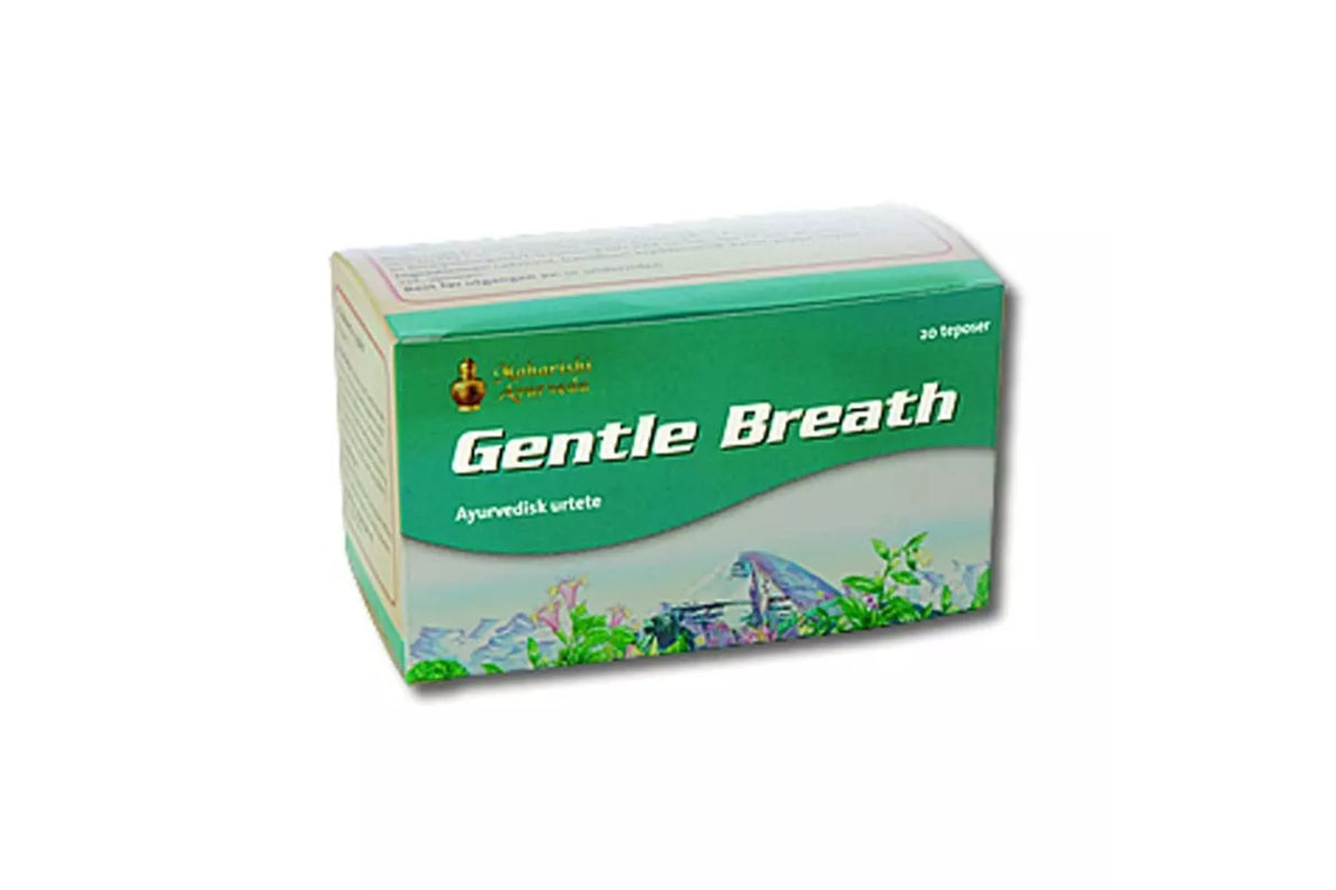 Maharishi Ayurveda Gentle Breath Te – Forfriskende Urtete for Luftveiene (20 poser)