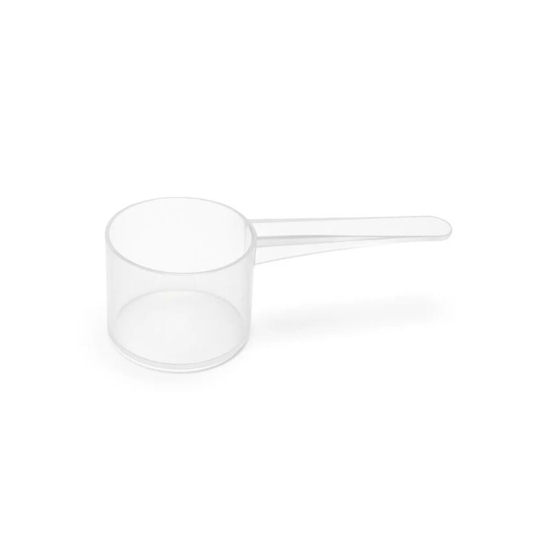 Måleskje 70 ml for dosering av pulver og væsker.