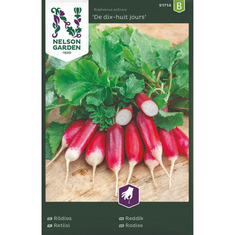 Røde reddiker De dix-huit jours klare