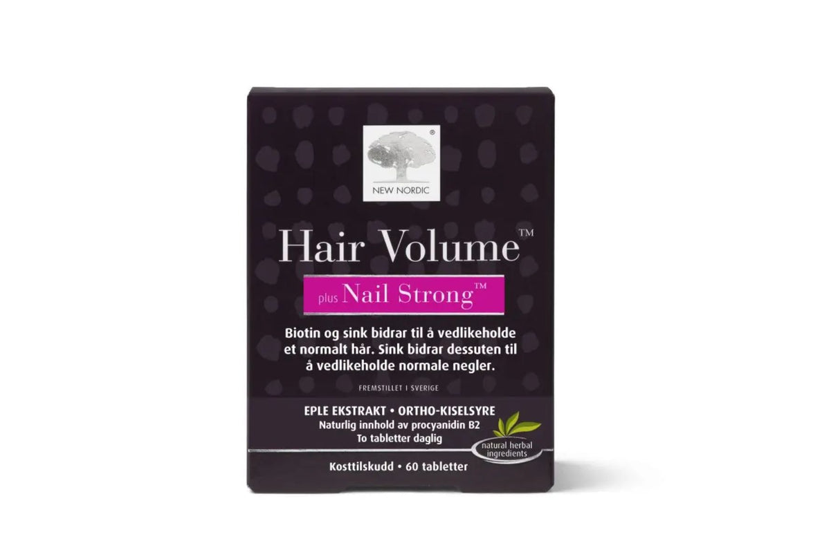 New Nordic Hair Volume Plus Nail Strong 60 tabletter