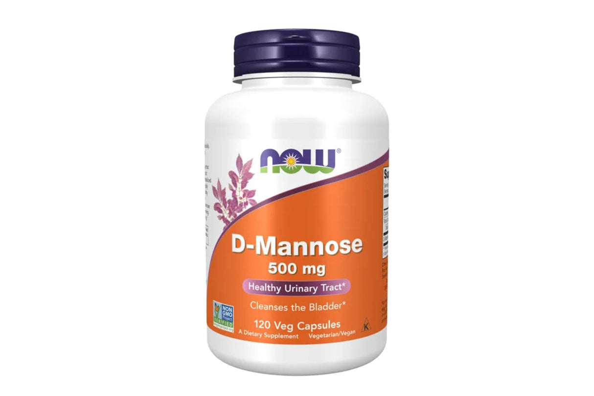 Now D-Mannose 500 mg 120 kapsler – For sunne urinveier og blæreslimhinne