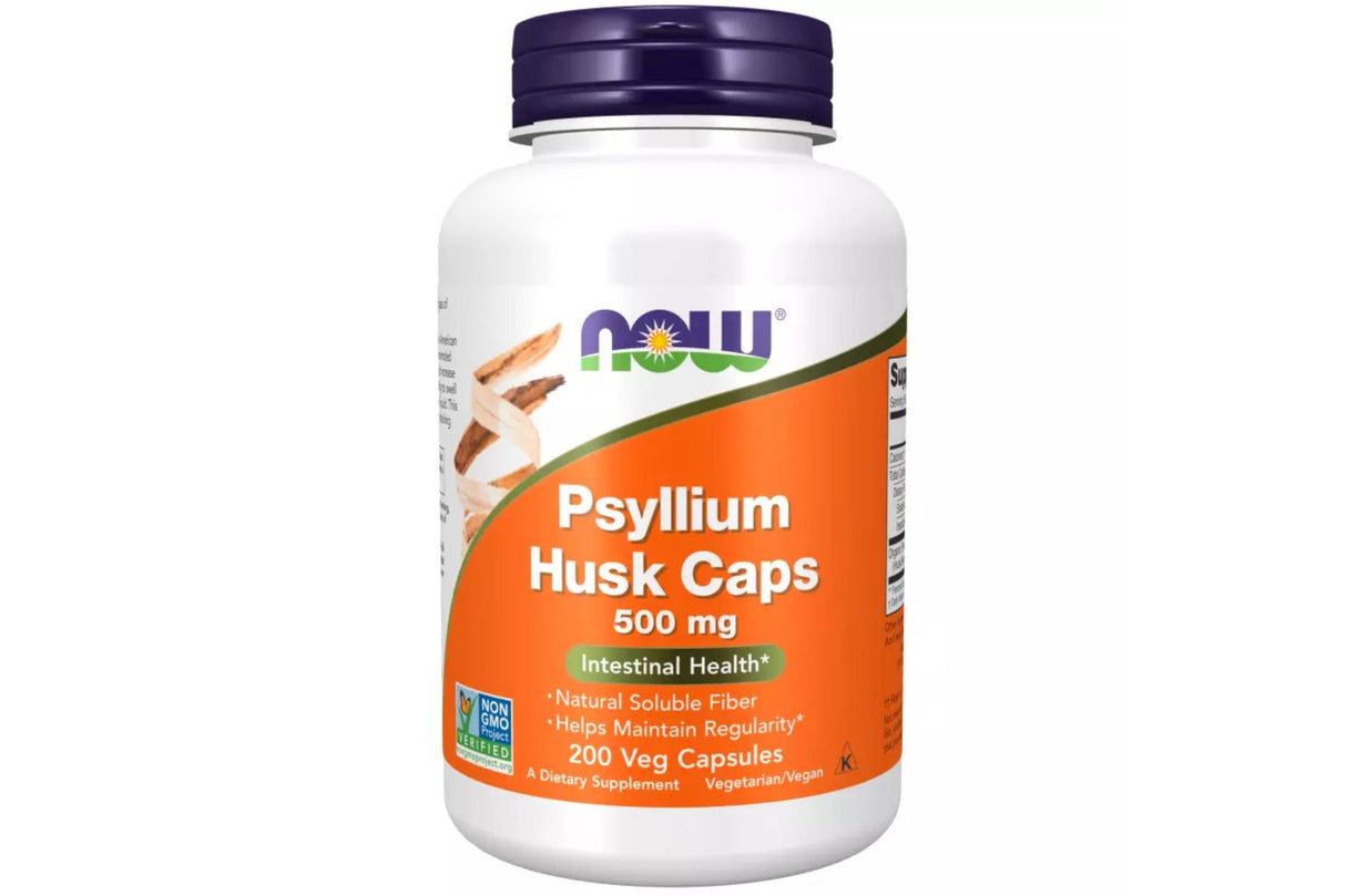 Now Psyllium Husk 500 mg – Kilde til Fiber for God Fordøyelse