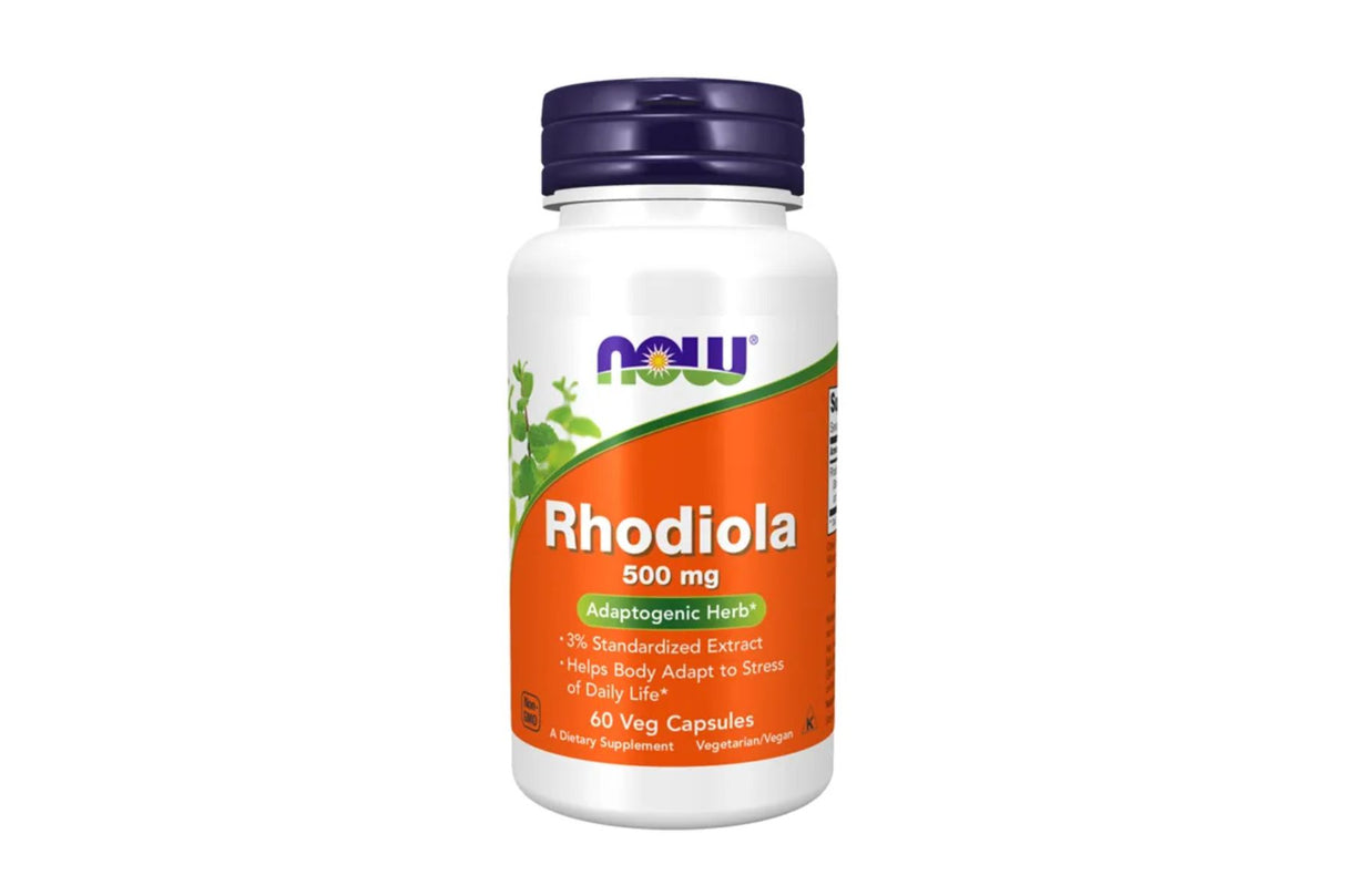 Now Rhodiola 500 mg 3% 60 kapsler – For Fysisk og Mentalt Overskudd