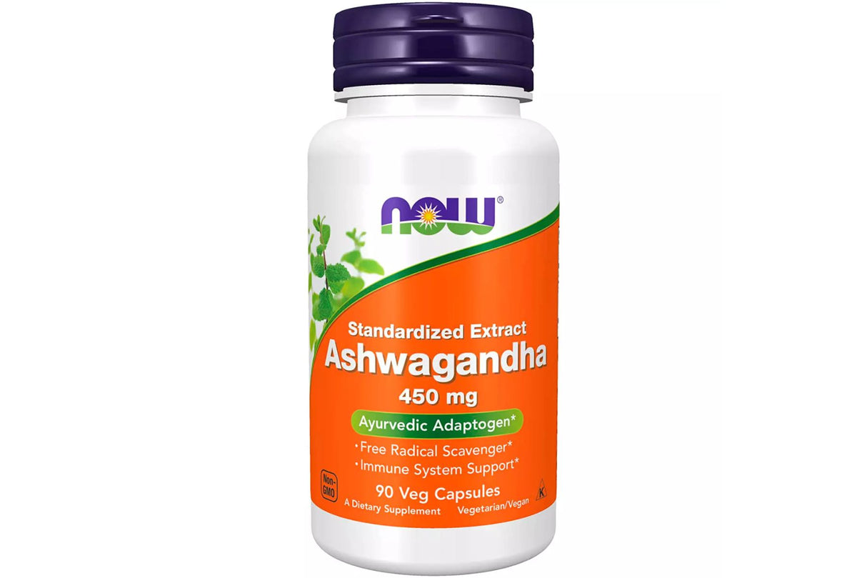 Now Ashwagandha 450 mg 90 kapsler – Naturlig stressreduksjon og balanse