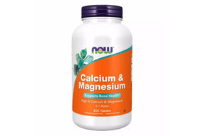 Tabletter med kalsium og magnesium for bein, muskler og hjerte.