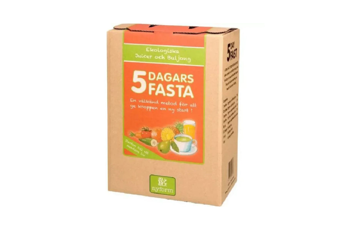 Nyform 5-Dagers Faste | Komplett detox-pakke for kroppen