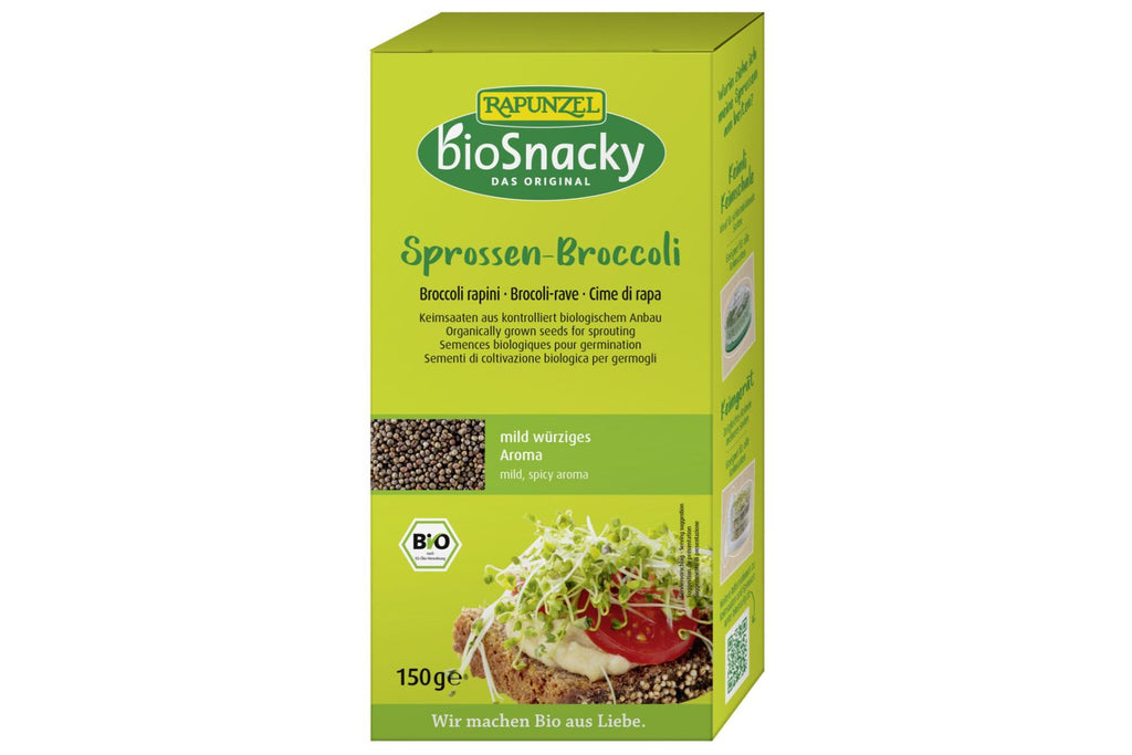 Økologiske Spirefrø Brokkoli 150 g – bioSnacky