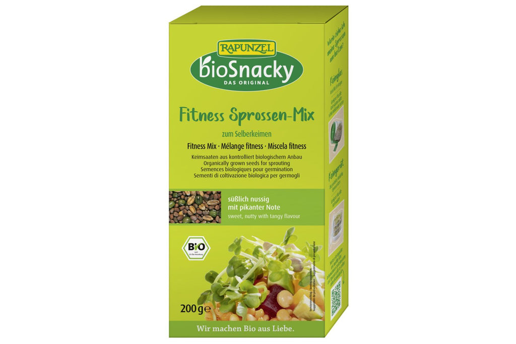 Økologiske Spirefrø Fitness 200 g – bioSnacky