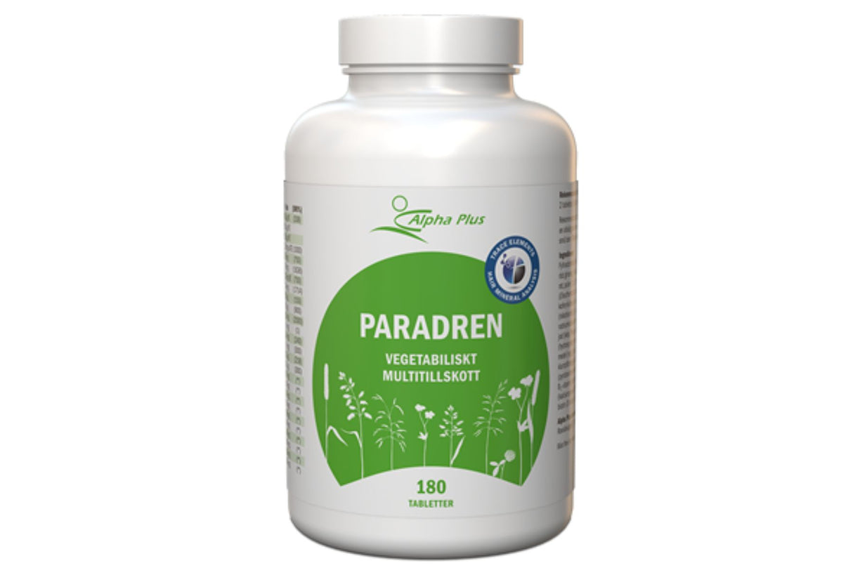 Paradren 180 tabletter – Støtte for parasympatisk metabolisme og generell balanse