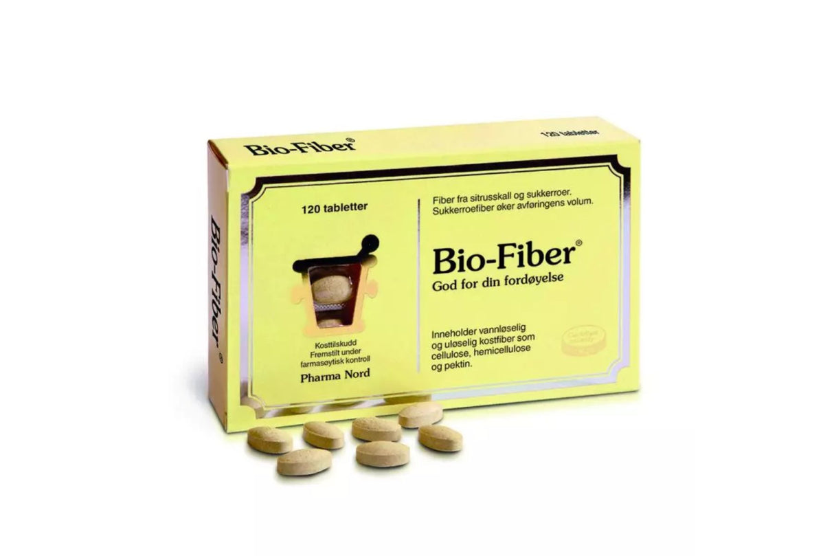 Pharma Nord Bio-Fiber 120 Tabletter – Naturlig Kostfiber for Fordøyelsen