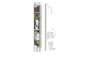 LED-plantelyslist med adapter for effektiv belysning av inneplanter