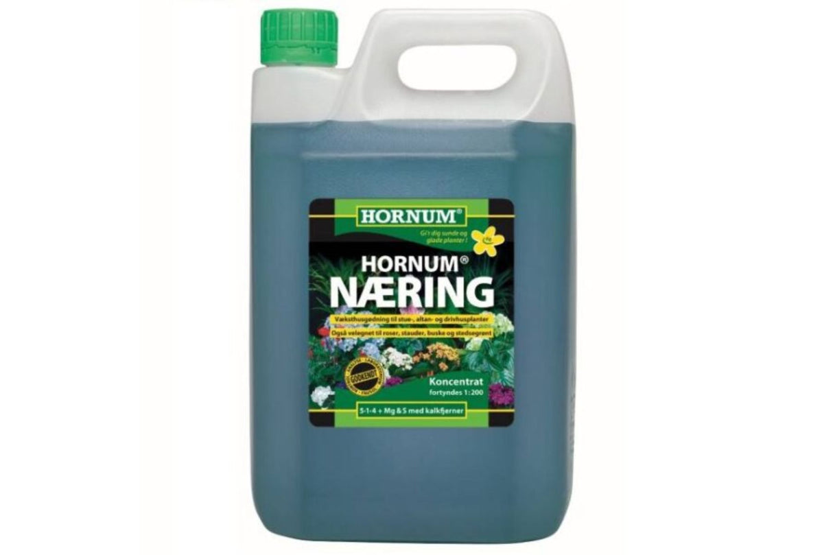 Plantenæring Hornum 2,5 L – Konsentrert Næring for Grønne og Blomstrende Planter