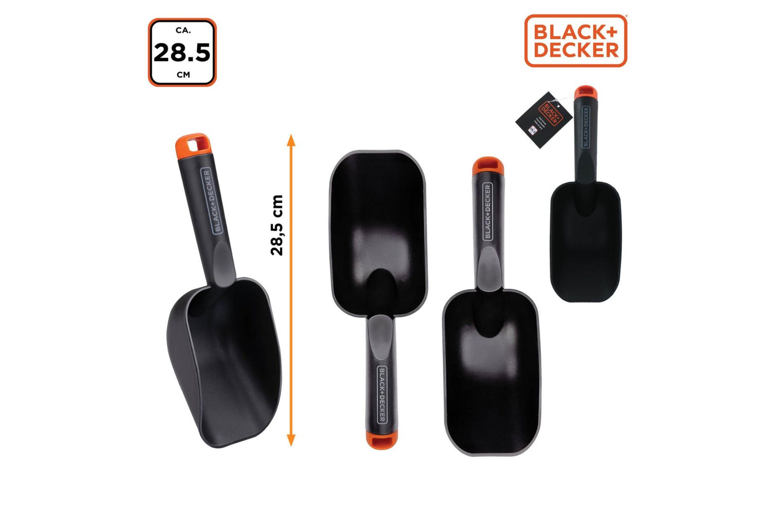 Poly Scoop 28,5 cm – Robust og lett hagespade for effektiv jordflytting