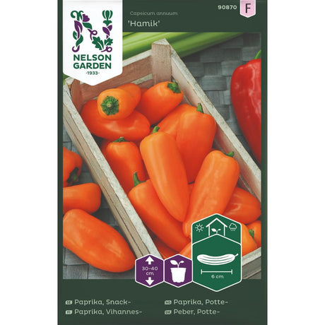 Pottepaprika Hamik med oransje frukter