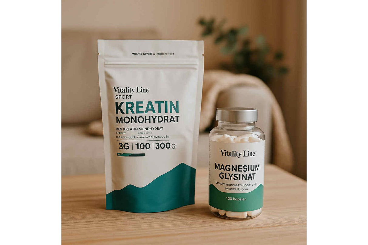 Power & Recovery – Magnesium Glysinat og Kreatin Monohydrat