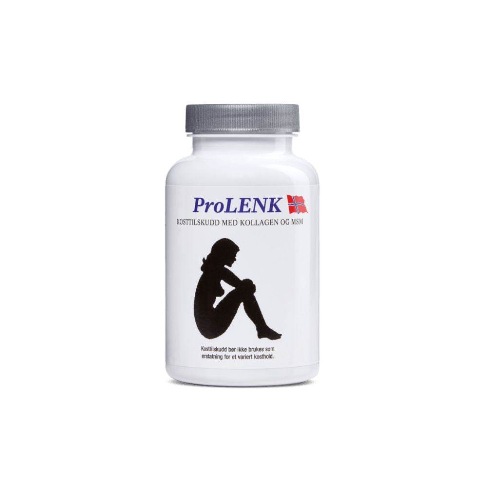 ProLenk med fiskekollagen, MSM, gurkemeie og vitamin C og D, 120 kapsler