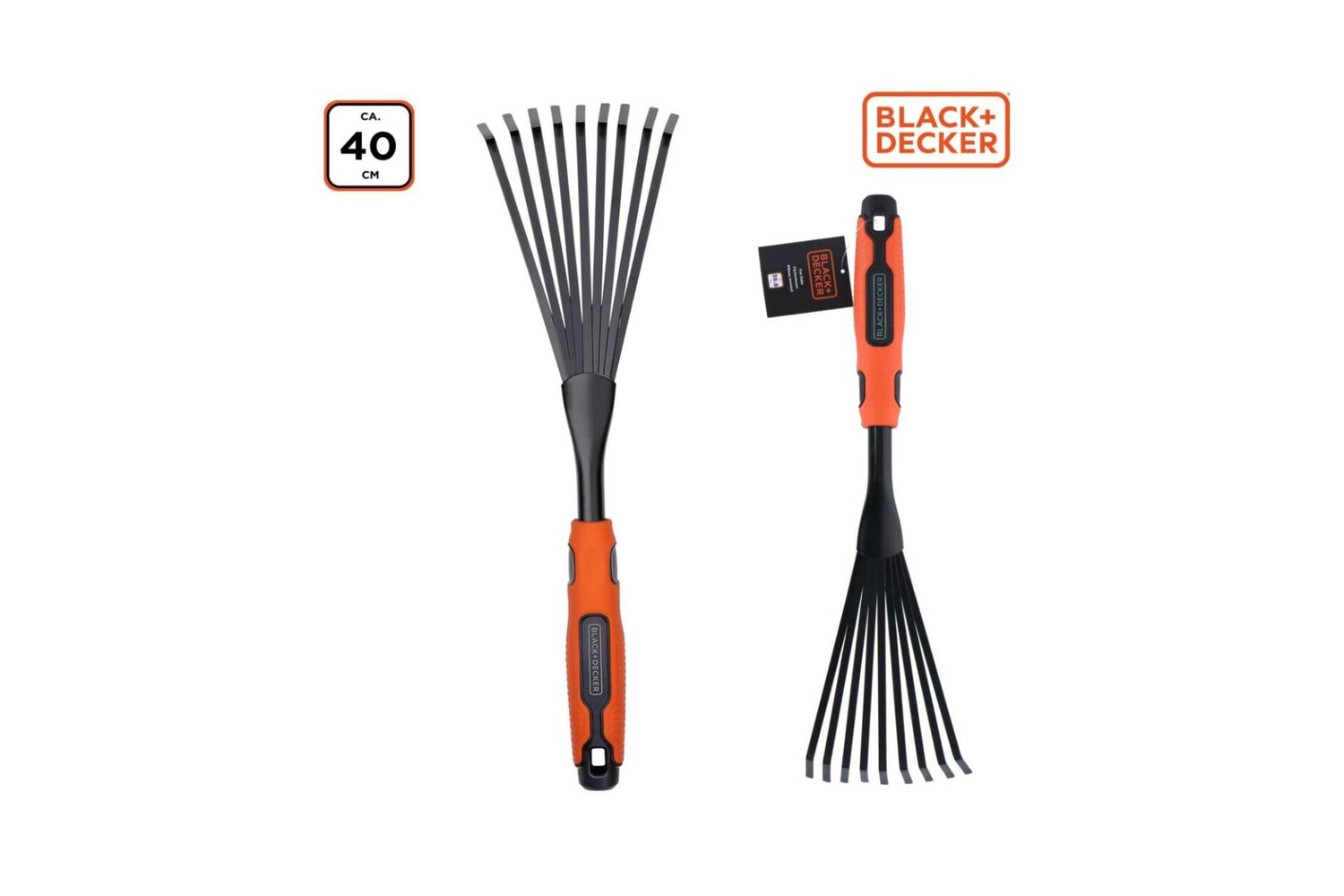 Rake Stål 38,8 cm – Praktisk håndrake for presist hagearbeid