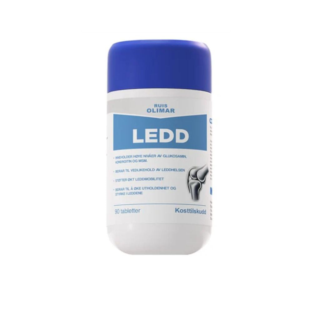Ruis Olimar Ledd tabletter i emballasje med 90 tabletter