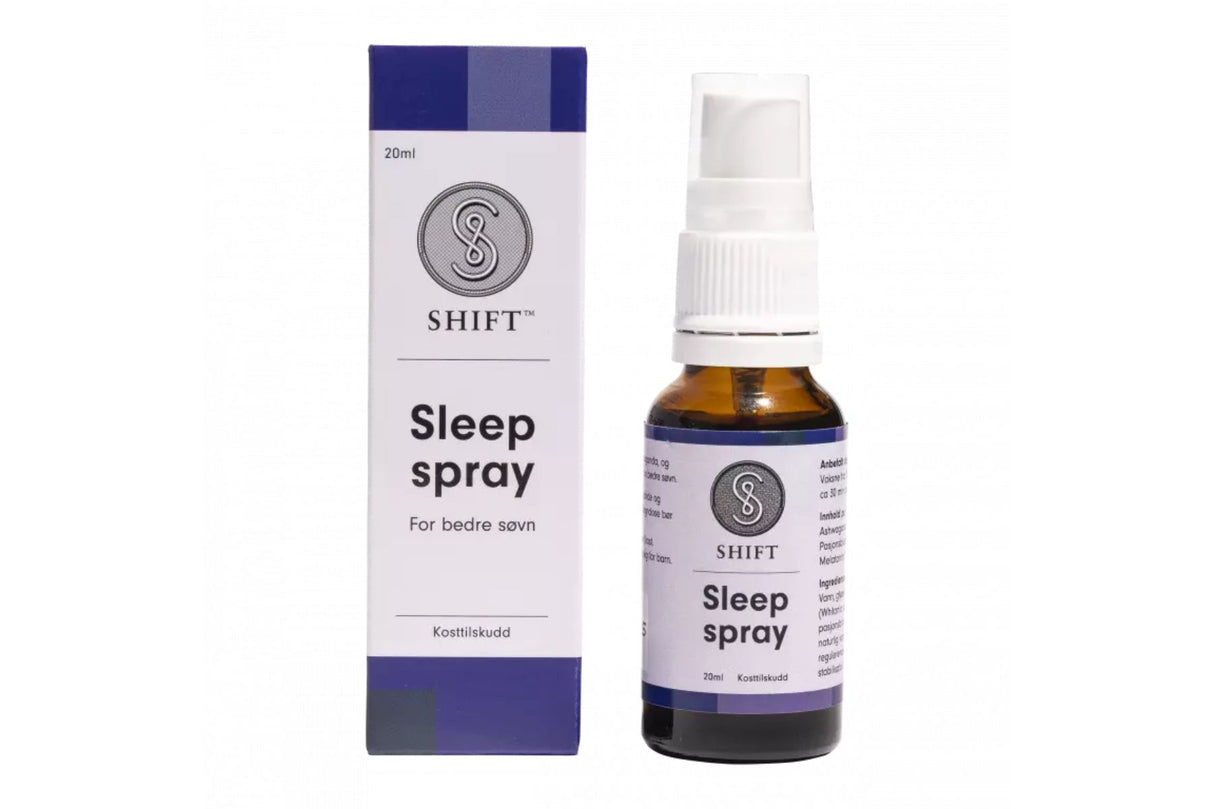 SHIFT™ Sleep Spray 20 ml – For lettere innsovning og bedre søvn