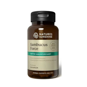 Sambucus Force kapsler med svarthyll og solhatt