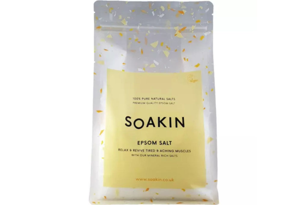 Soakin Epsomsalt Badesalt 1 kg – Naturlig lindring for slitne muskler og ledd