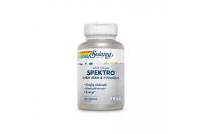 Multivitaminkapsler uten jern og vitamin K i boks fra Solaray