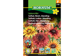 Solhatter i varme jordfarger samlet i dekorativ blomstring