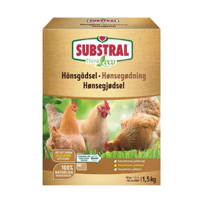 Substral Think Eco pelletert hønsegjødsel 1,5 kg